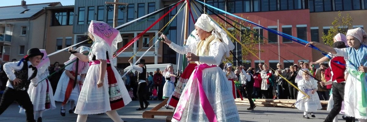 Maibaumstellen Lübben 2017