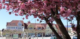 Der Lübbener Marktplatz im Frühling Der Lübbener Marktplatz im Frühling