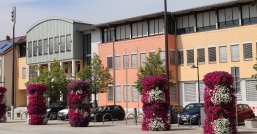 Blick aufs Lübbener Rathaus Blick aufs Lübbener Rathaus