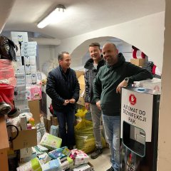 Bereits im März fand ein Hilfstransport nach Wolsztyn statt - organisiert durch die Stadt Lübben sowie Jens Richter und Bork Lange.